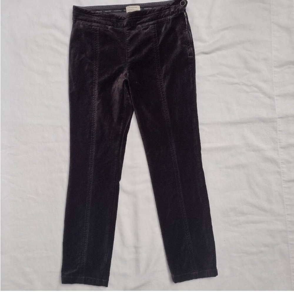 Anthropologie velvet pants